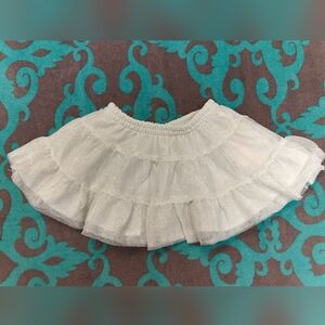 Carter's Cream Ruffled Mini Skirt